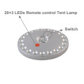 Controle remoto LED luz da tenda